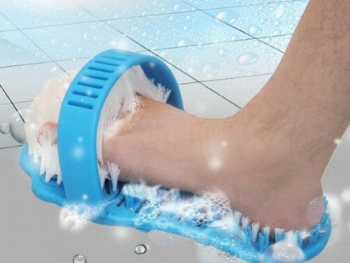 Čistící pantofle do koupele Easy Feet (Modré)  