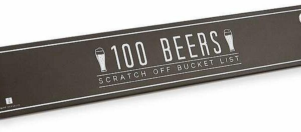 Stírací plakát 100 nejlepších piv na světě - Bucket list  
